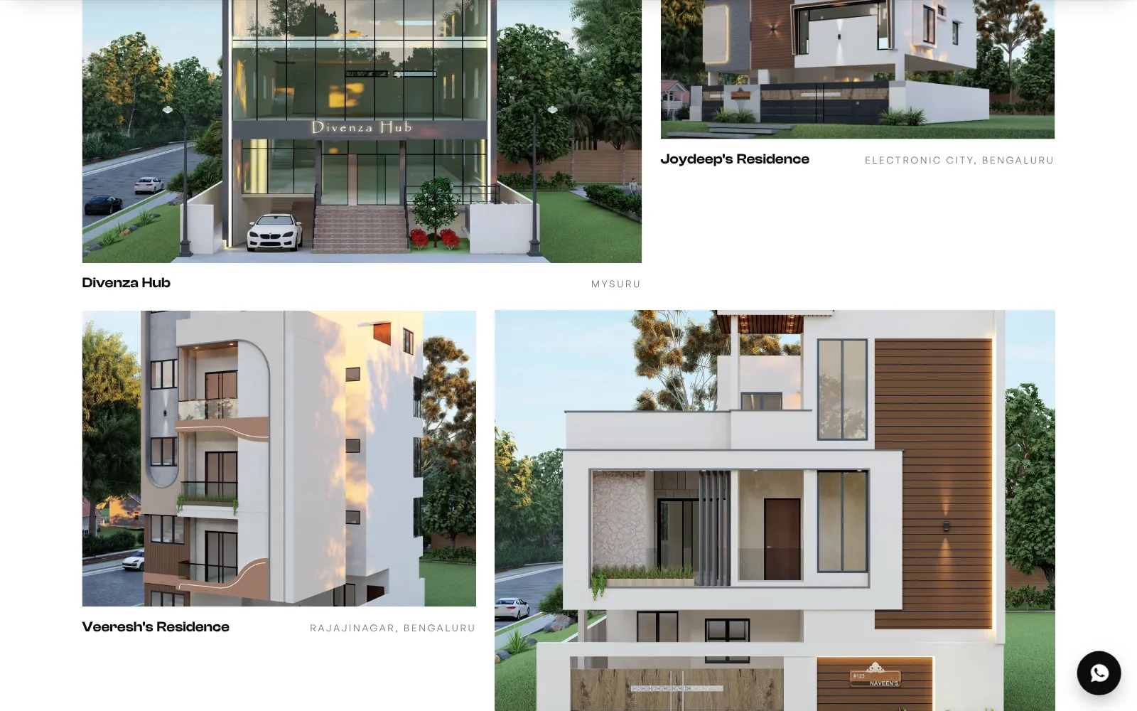 Ciara Homes website, first screen