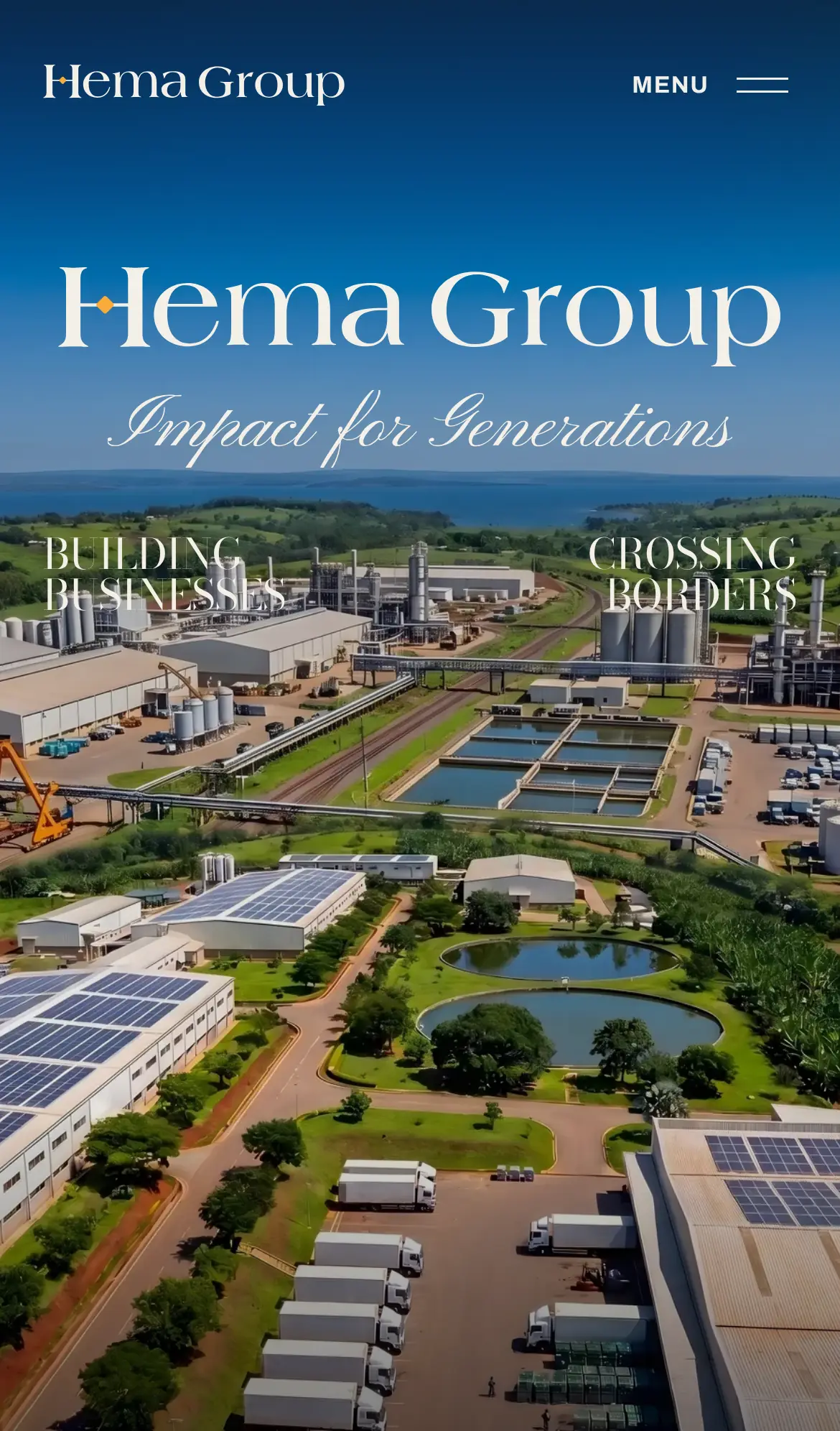 HEMA Group on a phone, screen one